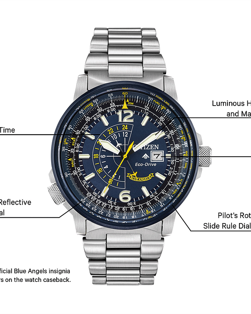 Promaster Nighthawk Men s BJ7006 56L Large Face Flight Watch CITIZEN